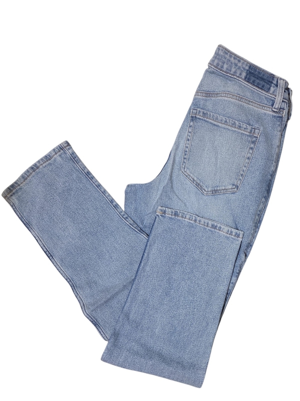 Hollister Light Blue Wash Straight Leg Jeans Size 8L
